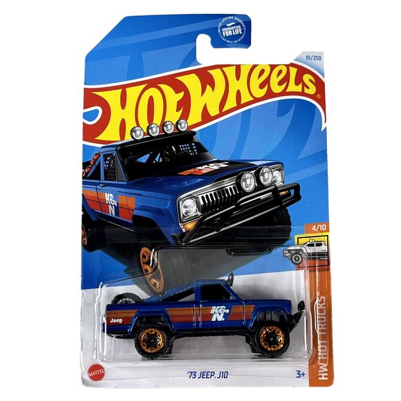 Hot Wheels 2025 Jeep J10 Blue Truck HW Hot Trucks Series New on Card - Picture 1 of 7